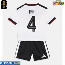 Deutschland Jonathan Tah #4 Heimtrikotsatz Kinder WM 2026 Kurzarm (+ Kurze Hosen)